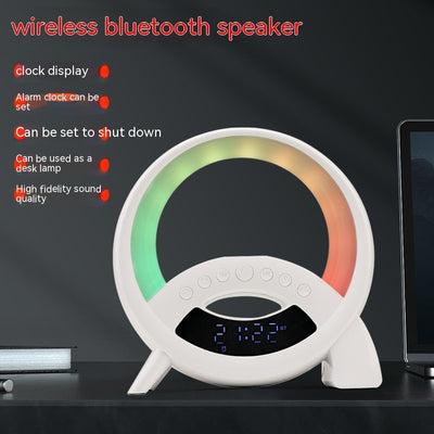 Night Lamp with LED Clock Display, and Charging Dock