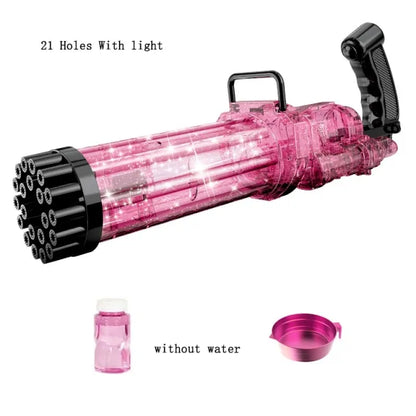 Children's Large Gatling Bubble Gun