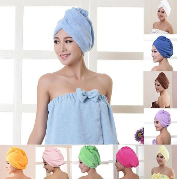 Women's Hair Towel Cap