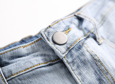 Men's Faded Ripped Jeans