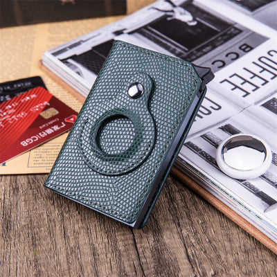 Men's Anti-theft Swipe Card Holder Tracker Wallet