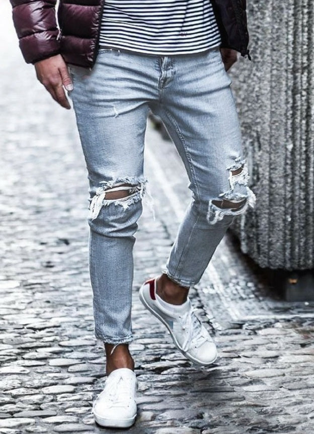Men's Ripped Skinny Jeans