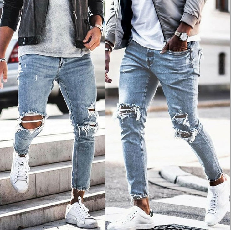 Men's Ripped Skinny Jeans