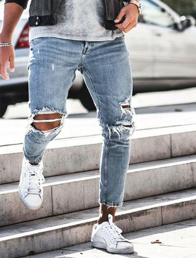 Men's Ripped Skinny Jeans