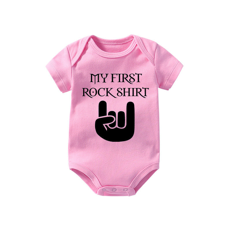 Baby Toddler My First Rock Shirt Onesie