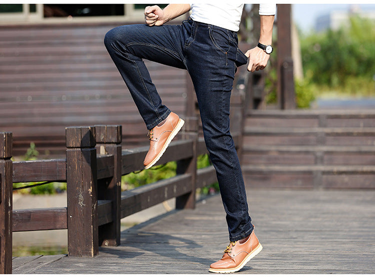 Men's Casual Straight Leg Flex Jeans