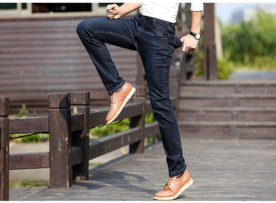 Men's Casual Straight Leg Flex Jeans