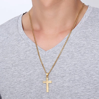 Stainless Steel Cross Necklace