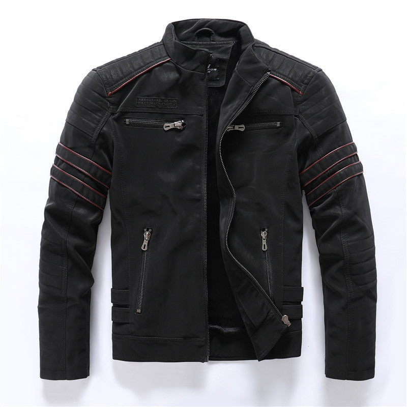 Men's Fashion PU Leather Jacket