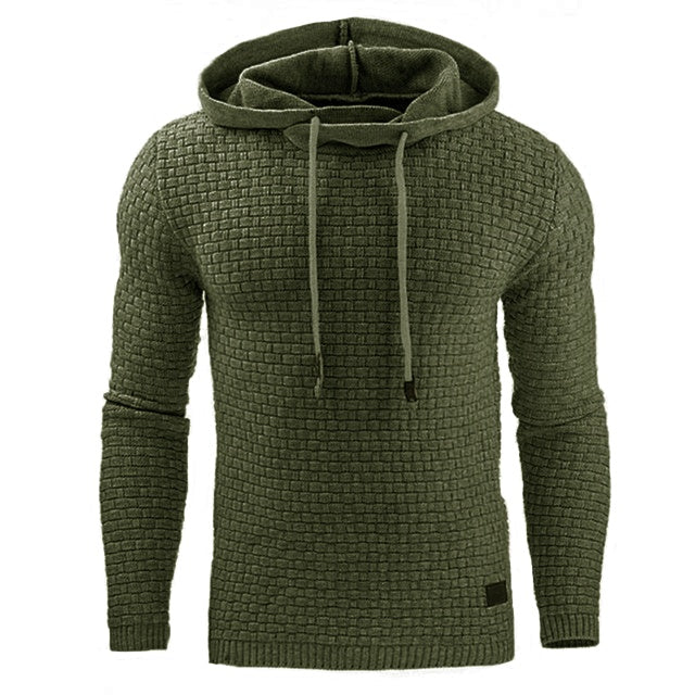 Men's Weave Style Hoodie
