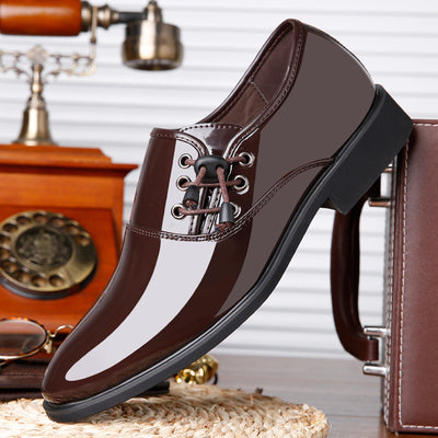 Men's Lace Up Leather Business Shoes