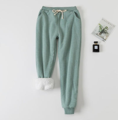 Women's Velvet Padded Sweatpants