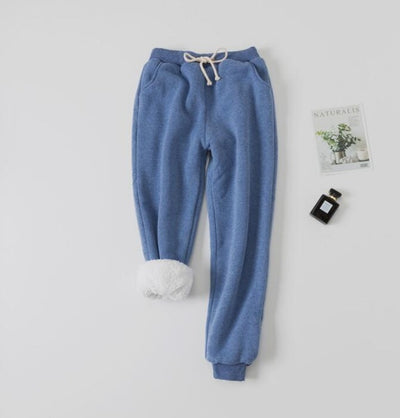 Women's Velvet Padded Sweatpants