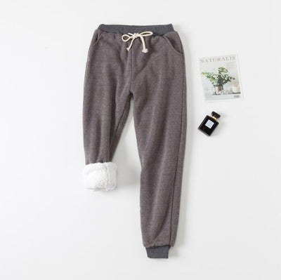 Women's Velvet Padded Sweatpants