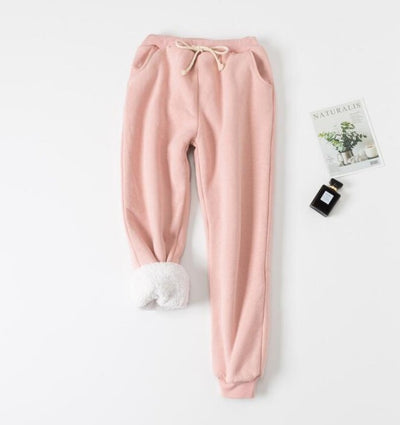 Women's Velvet Padded Sweatpants