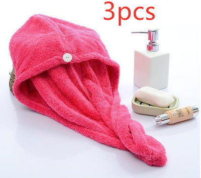 Women's Hair Towel Cap