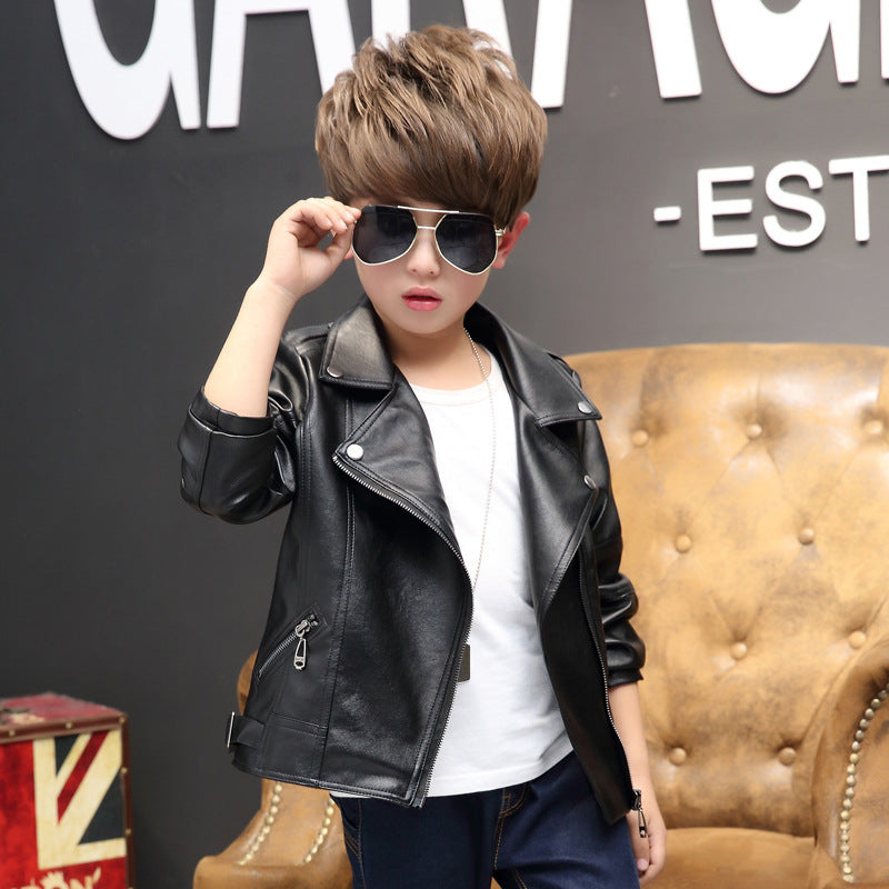 Girl's And Boy's Children's Leather Jackets