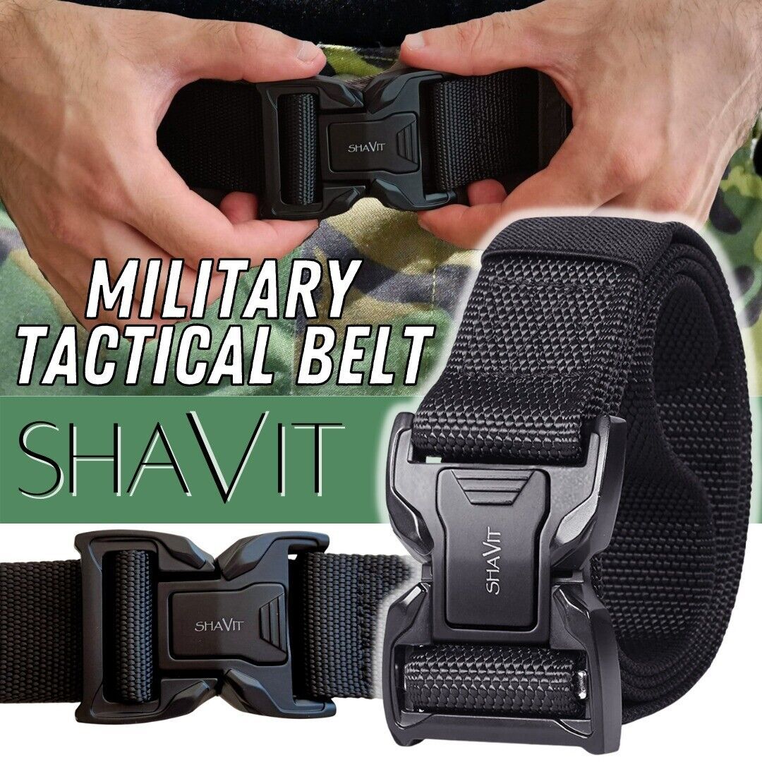 Men's Tactical Military Belt Hiking Rigger Nylon Web