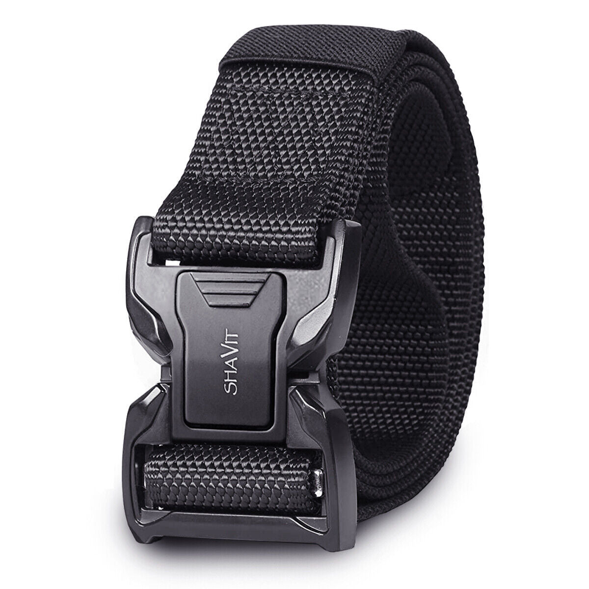 Men's Tactical Military Belt Hiking Rigger Nylon Web