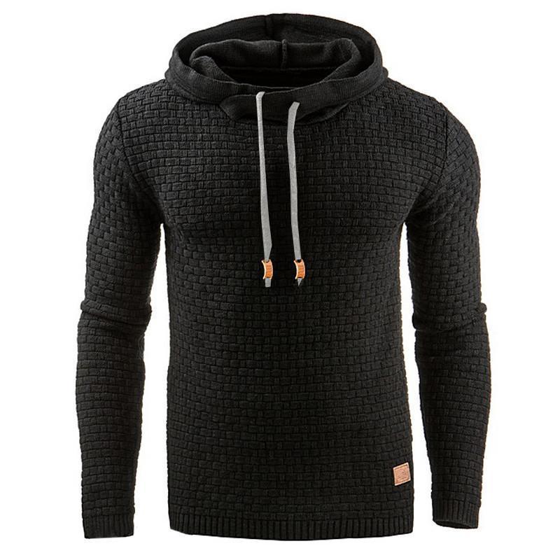 Men's Weave Style Hoodie