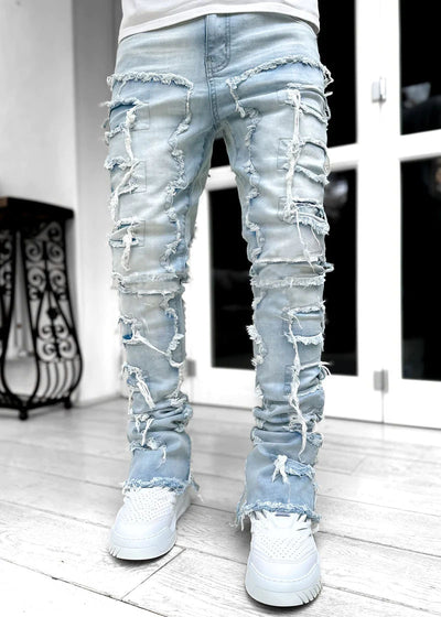 Men's Stacked Patch Jeans