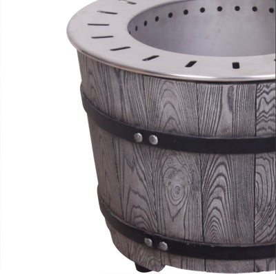 Wood Frame Fire Pit
