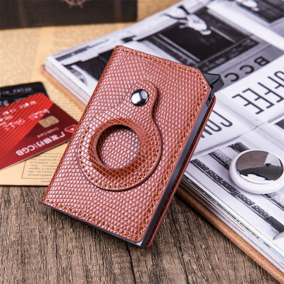 Men's Anti-theft Swipe Card Holder Tracker Wallet