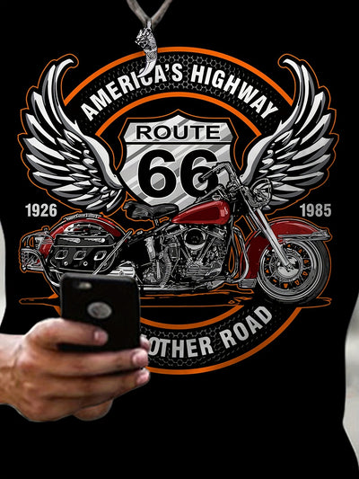 Men's Route 66 Motorcycle Dry Fit Shirt