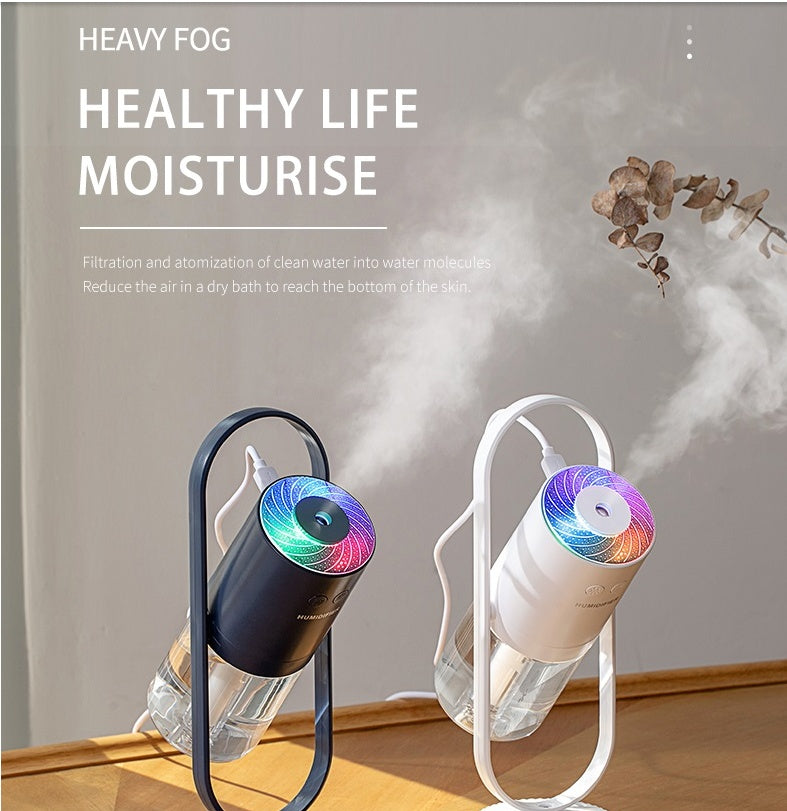 Small Self Moving Air Humidifier with Light Display