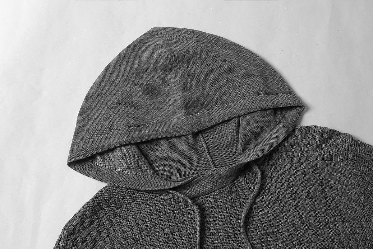 Men's Weave Style Hoodie