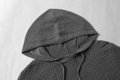 Men's Weave Style Hoodie