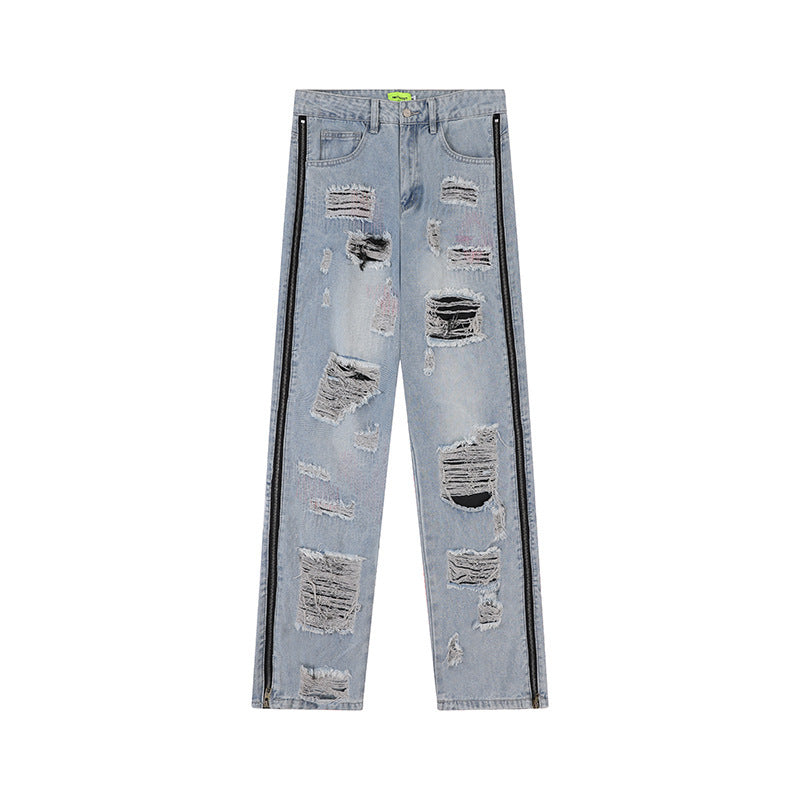 Women's Retro Loose Washed Jeans