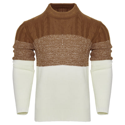 Men's Casual Long Sleeve Knit Sweatshirt