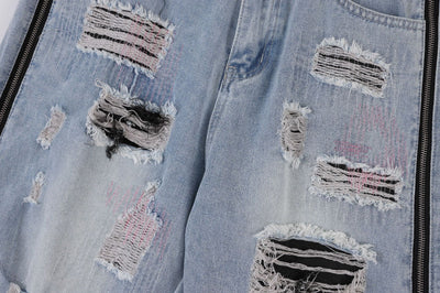 Women's Retro Loose Washed Jeans