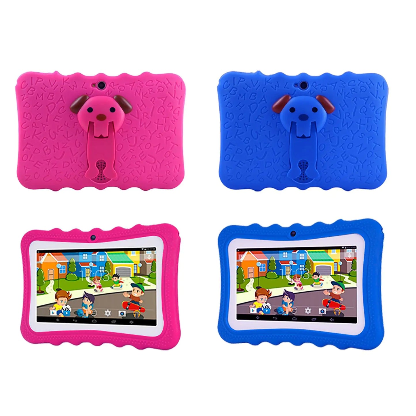 7 Inch Android Kids Tablet WIFI tablet With Leather Case Tablet Android Gift Kids Tablet