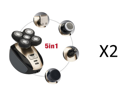 5 In 1 - 5 Blade Electric Razor