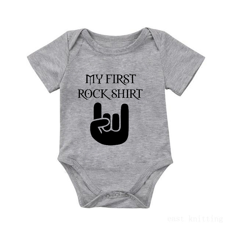 Baby Toddler My First Rock Shirt Onesie