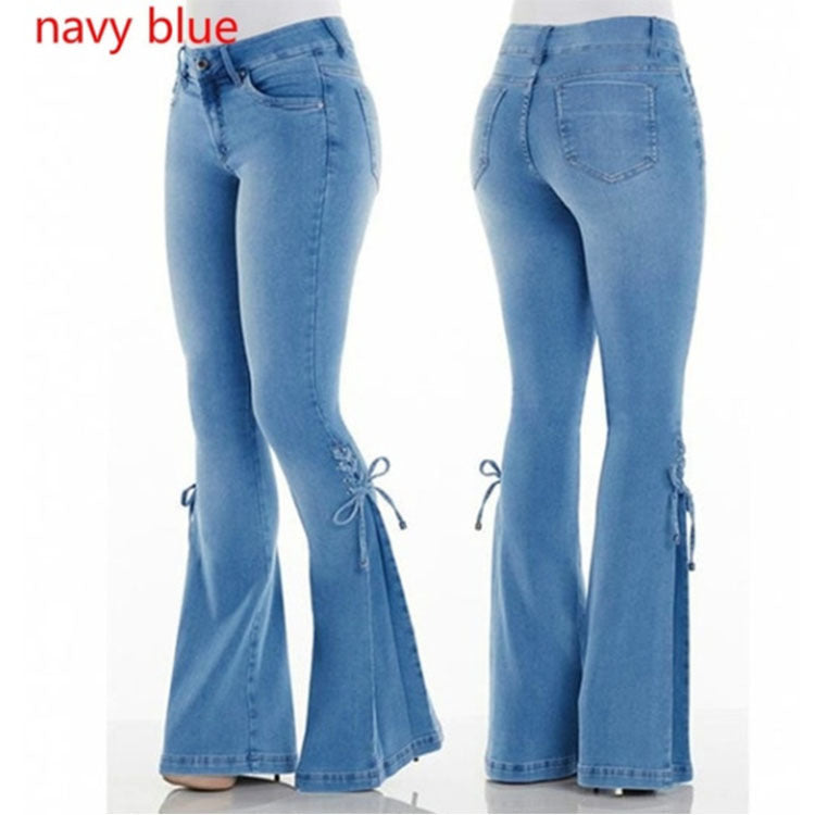 Women's Tight Bell Bottom Jeans