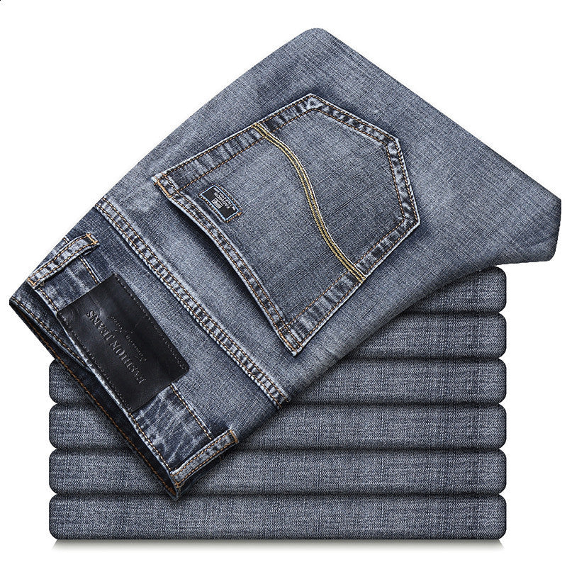 Men's Casual Flex Straight Leg Jeans