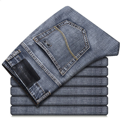 Men's Casual Flex Straight Leg Jeans