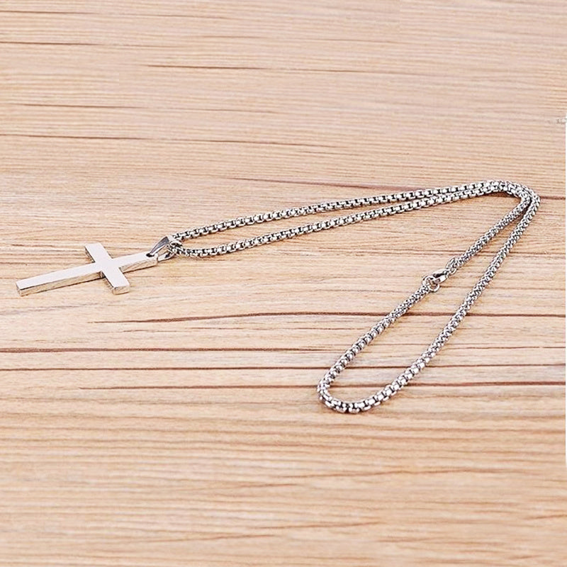 Stainless Steel Cross Necklace