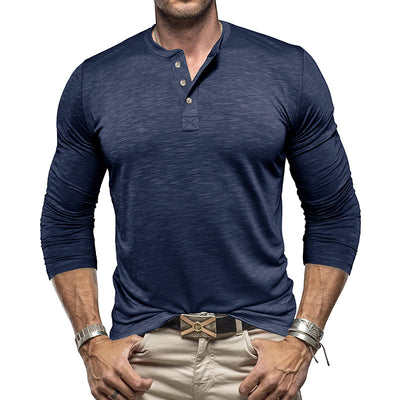 Men's Long Sleeve Collard Shirt