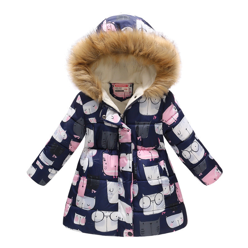 Girl's Winter Fur Jackets