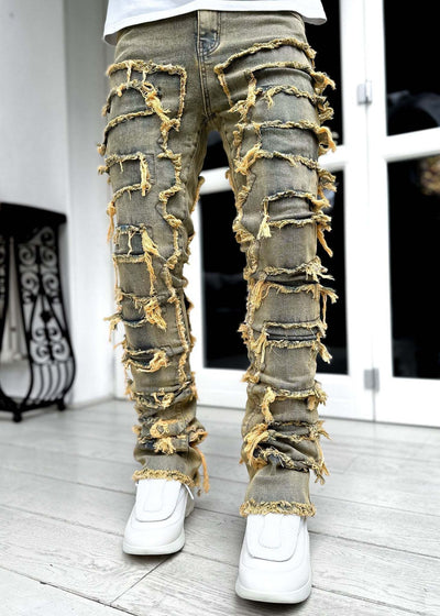 Men's Stacked Patch Jeans