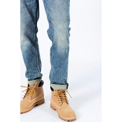 Men's Washed Straight Leg Jeans