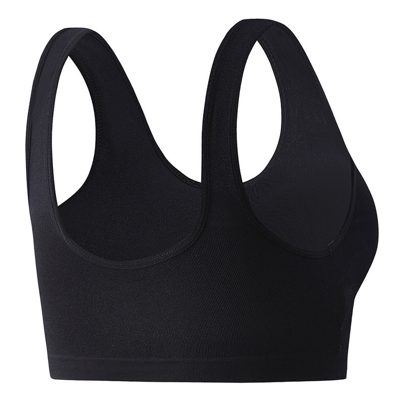Front Zip Shockproof Sports Bra