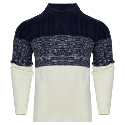 Men's Casual Long Sleeve Knit Sweatshirt