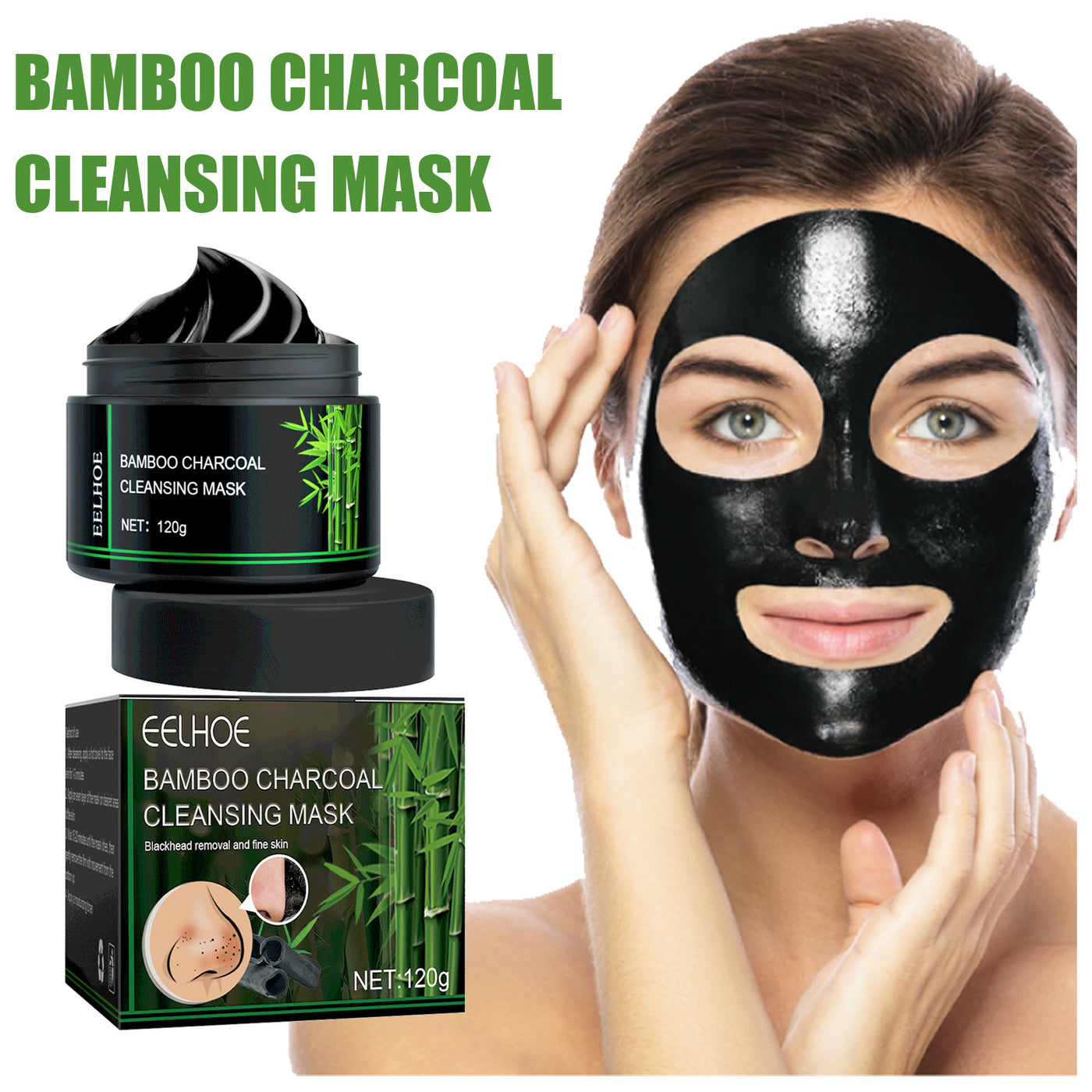 Eelhoe Bamboo Charcoal Cleansing Mask