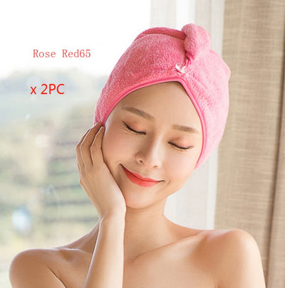 Women's Hair Towel Cap