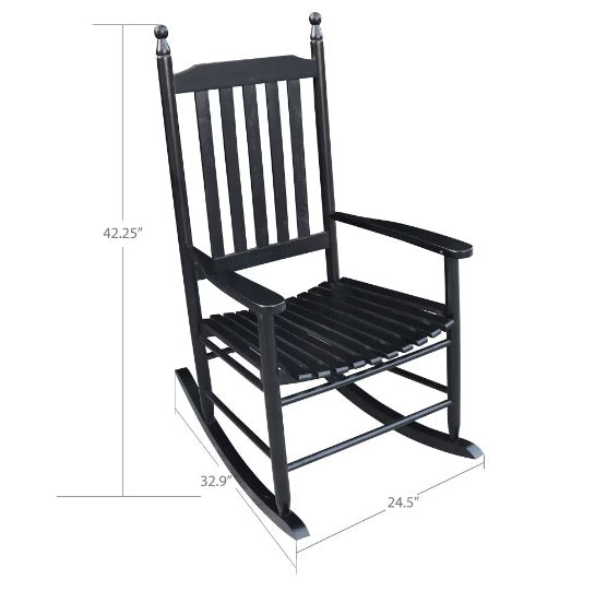 Classic Wooden Porch Rocking Chair